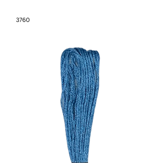 CXC #3760 - Gris Wedgewood moyen - Fil de coton à 6 brins