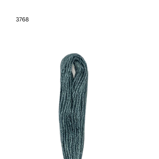 CXC #3768 - Gris foncé vert - Fil de coton 6 brins