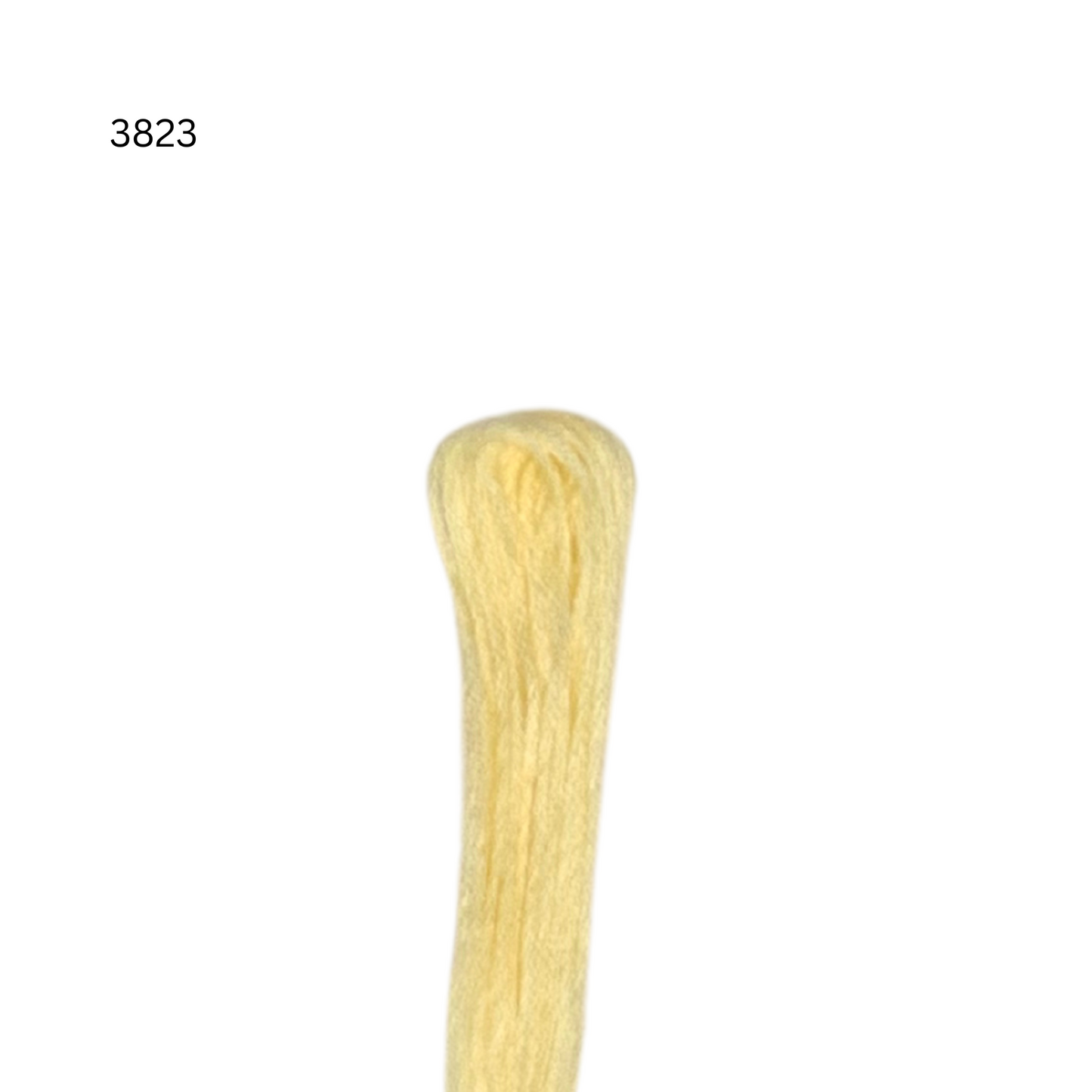 CXC #3823 - Jaune ultra pâle - Fil de coton à 6 brins