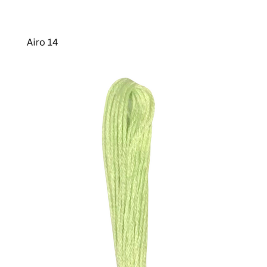 Airo #014 - Pale Apple Green - 6-Strand Cotton Floss