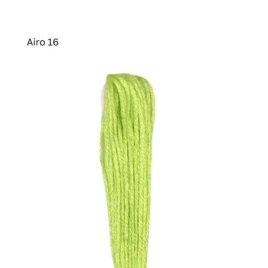Airo #016 - Light Chartreuse - 6-Strand Cotton Floss