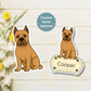 Custom Cane Corso Dog Magnet - Fawn | Personalized with Pet Name