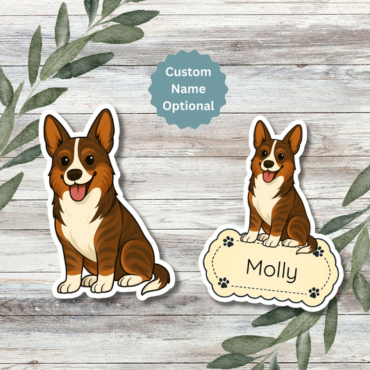 Cardigan Welsh Corgi - Brindle and White dog merchandise hero