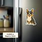 Custom Cardigan Welsh Corgi Dog Sticker - Tri-colored | Personalized with Name