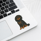 Custom Cavalier King Charles Dog Magnet - Black and Tan | Personalized with Pet Name | Cute Fridge Decor Gift