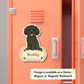 Custom Cavapoo Dog Magnet / Bookmark - Black
