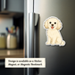 Custom Cavapoo Dog Magnet / Bookmark - Cream