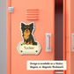 Custom Long Haired Chihuahua Dog Magnet / Bookmark - Black and Tan