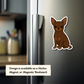 Custom Short Haired Chihuahua Dog Magnet / Bookmark - Chocolate