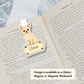 Custom Short Haired Chihuahua Dog Magnet / Bookmark - White