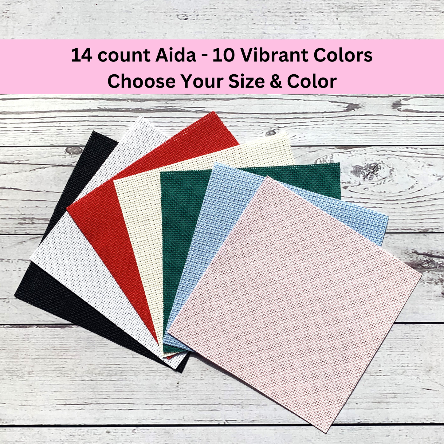 14 Count Aida: Cross Stitch & Embroidery Thread