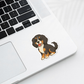 Custom Cockalier Dog Sticker - Tri-color | Personalized with Name