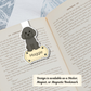 Aimant personnalisé Cockapoo - Noir | Personnalisable avec le nom de l'animal