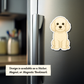 Custom Cockapoo Dog Magnet / Bookmark - Cream