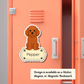 Custom Cockapoo Dog Magnet / Bookmark - Red