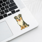 Custom Collie Dog Sticker - Blue Merle | Personalized with Name
