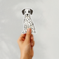 Custom Dalmatian Dog Sticker - Black Spotted | Personalized with Name