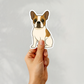 Custom French Bulldog Dog Sticker - Pied | Personalized with Name