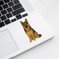 Custom German Shepherd Dog Sticker - Sable | Personalized with Name