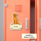 Autocollant personnalisé Golden Retriever - Golden classique | Personnalisable avec nom