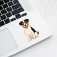 Autocollant personnalisé Jack Russell Terrier - Tricolore | Personnalisable avec votre nom