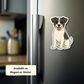 Custom Jack Russell Terrier Dog Sticker - White and Black | Personalized with Name