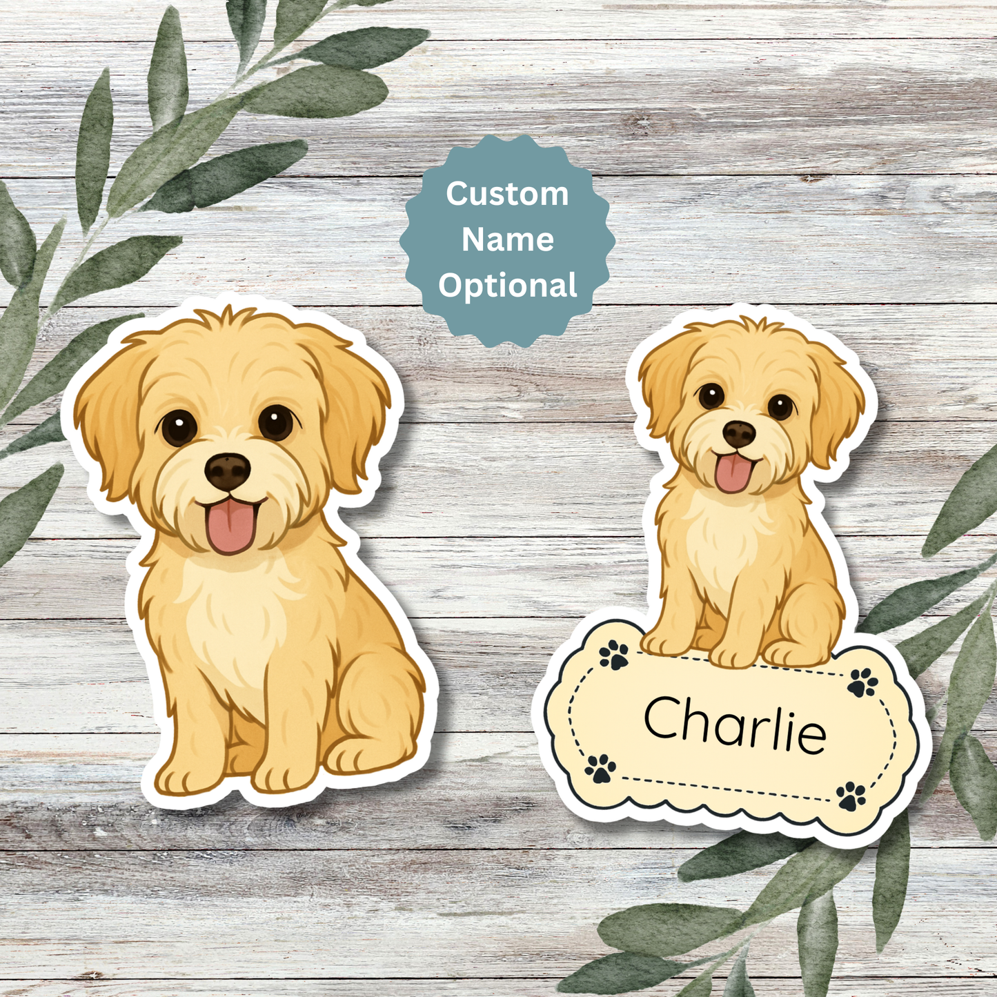 Morkie - Gold and White dog merchandise hero