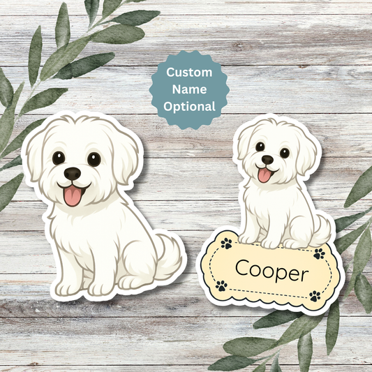 Morkie - White dog merchandise hero