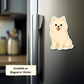 Custom Pomeranian Dog Sticker - White | Personalized with Name