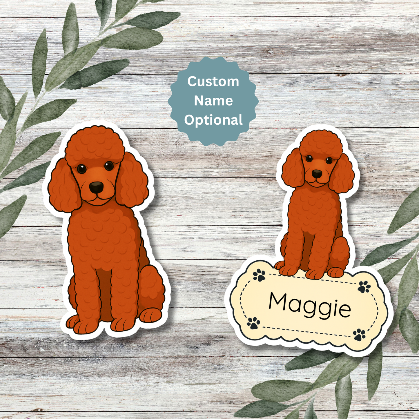 Poodle - Red dog merchandise hero