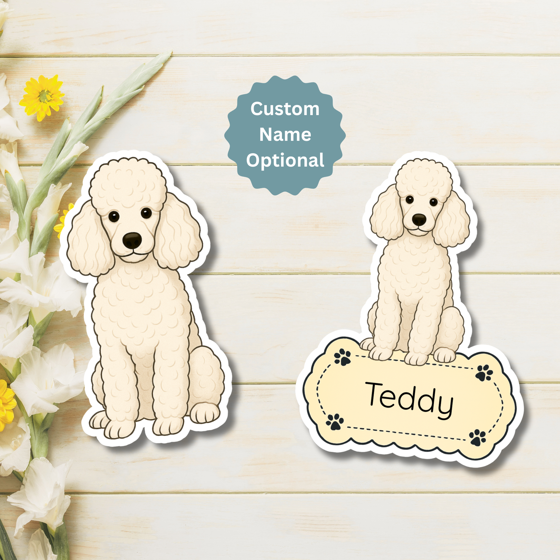 Poodle - White dog merchandise hero