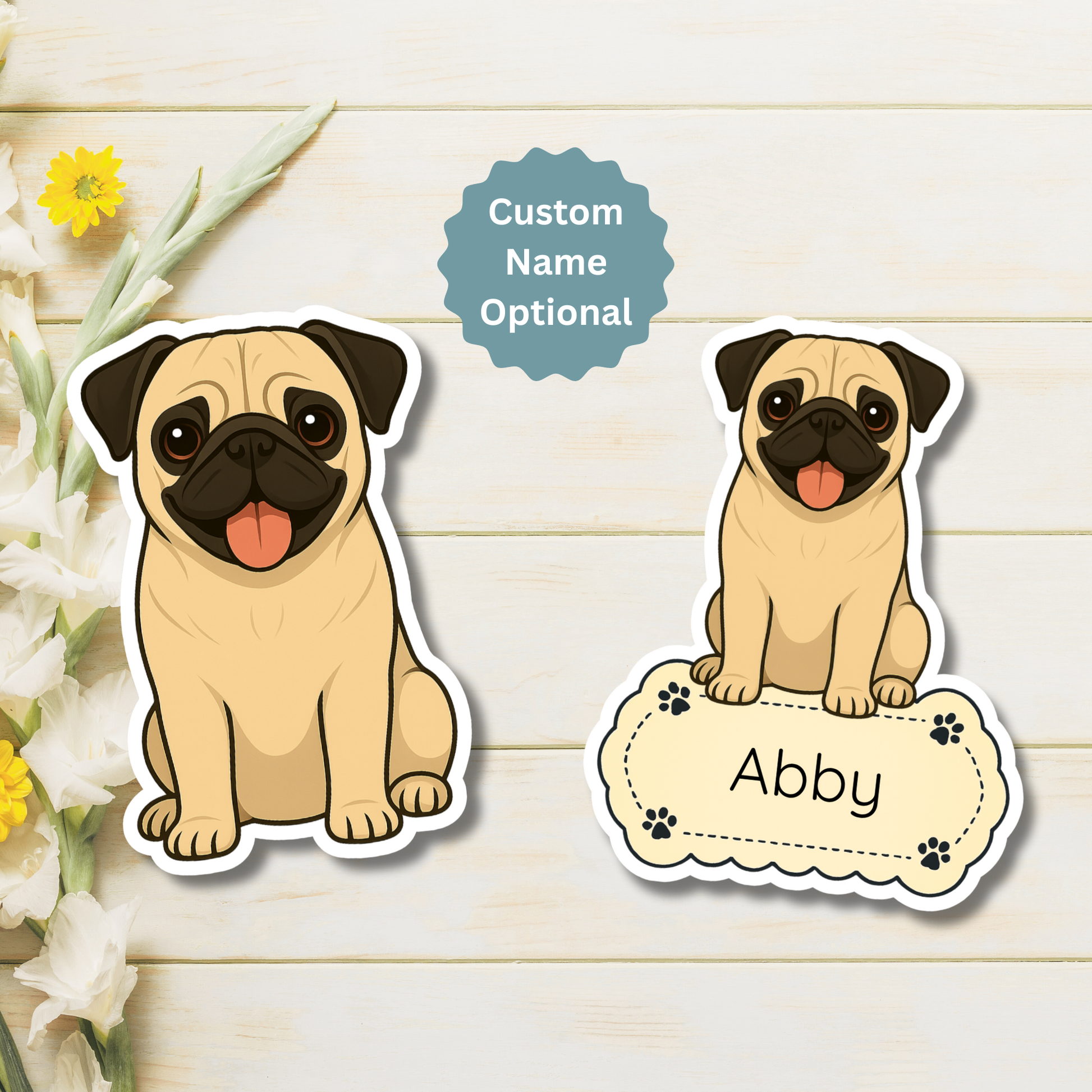 Pug - Fawn dog merchandise hero
