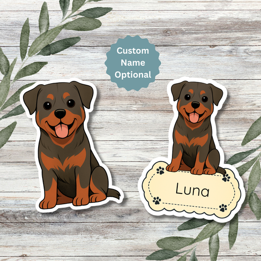 Rottweiler - Black and Mahogany dog merchandise hero