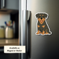 Custom Rottweiler Dog Sticker - Black and Tan | Personalized with Name