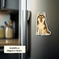 Custom Siberian Husky Dog Sticker - Agouti and White | Personalized with Name