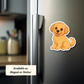 Custom Yorkiepoo Dog Sticker - Apricot | Personalized with Name