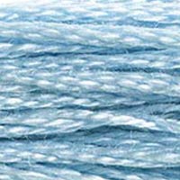 DMC #800 Sky Blue official colour swatch