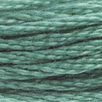 DMC #503 Thyme Green official colour swatch