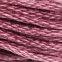 DMC #3687 Berry Smoothie official colour swatch