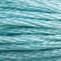 DMC #3766 Blue Green official colour swatch