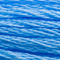 DMC #996 Electric Blue official colour swatch