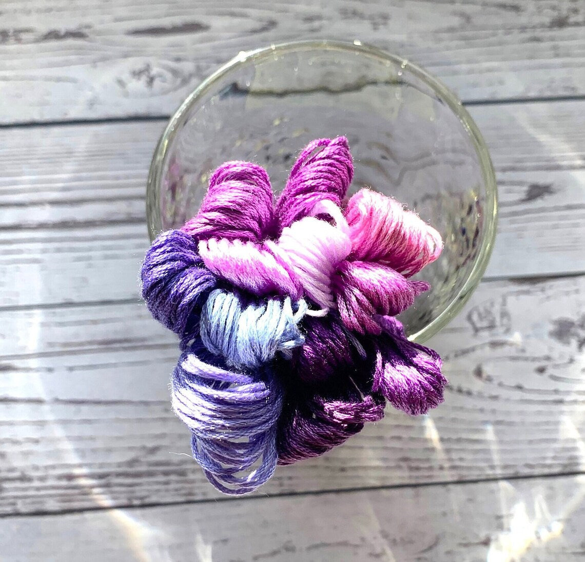 Purple Palette 12 pack Set: Lavender to Violet Embroidery Floss for Needlecraft