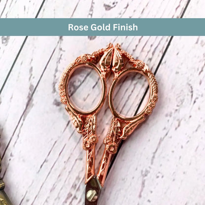 Embroidery Scissors - Love Bird & Feather