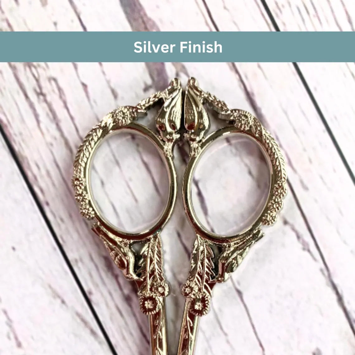 Embroidery Scissors - Love Bird & Feather