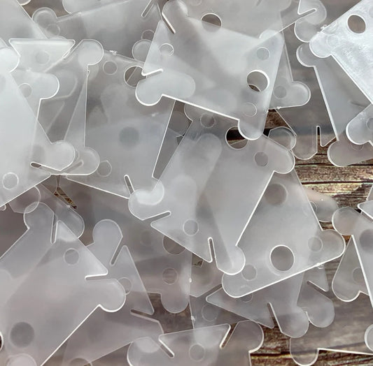 Plastic Embroidery Bobbins - Floss Organizer, Thread Storage & Cross Stitch Organization