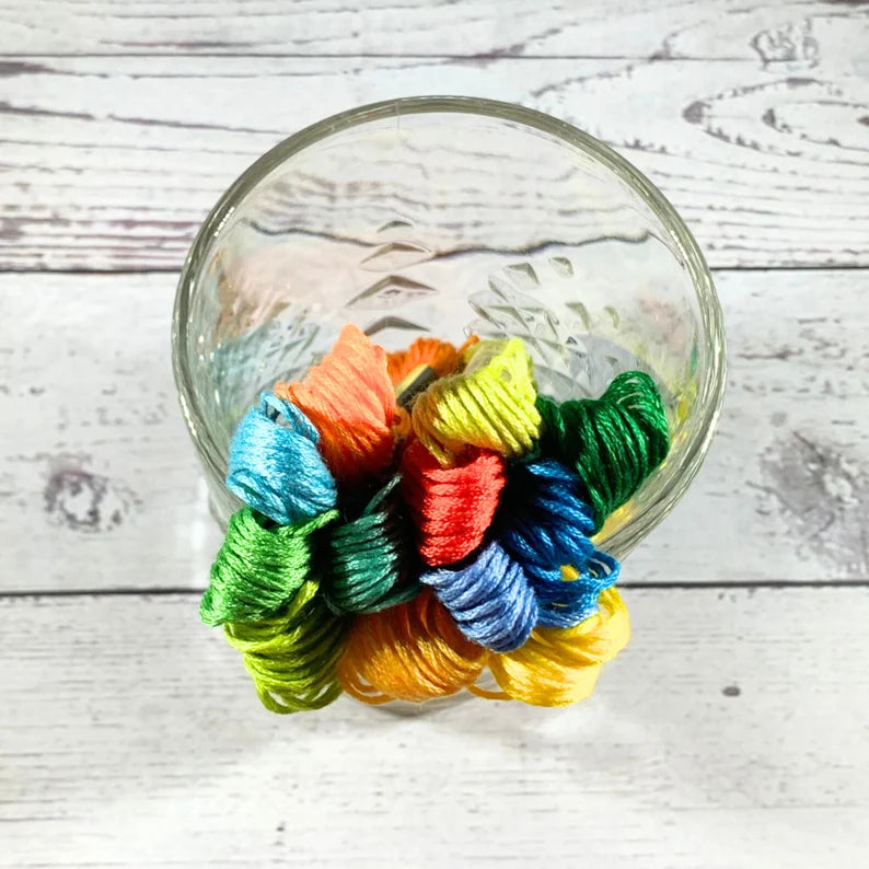 Island Breeze 12 pack Set: Tropical Embroidery Floss