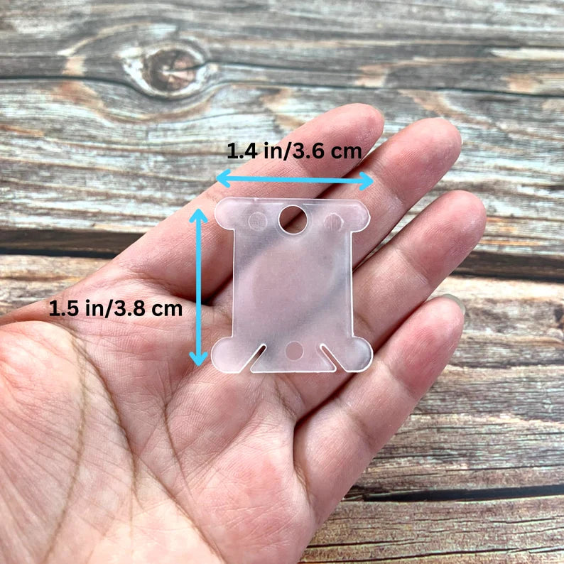 Plastic Embroidery Bobbins - Floss Organizer, Thread Storage & Cross Stitch Organization