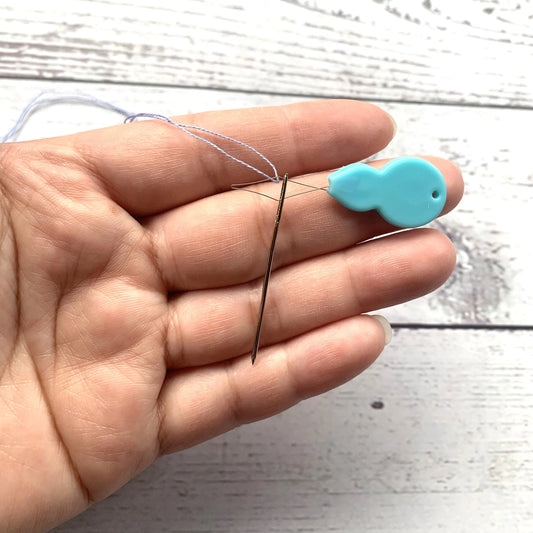 Multi-Strand Needle Threader for Embroidery and Cross Stitch