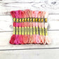 Blush Blossom Floss Set – CXC Embroidery Threads in Soft Pinks