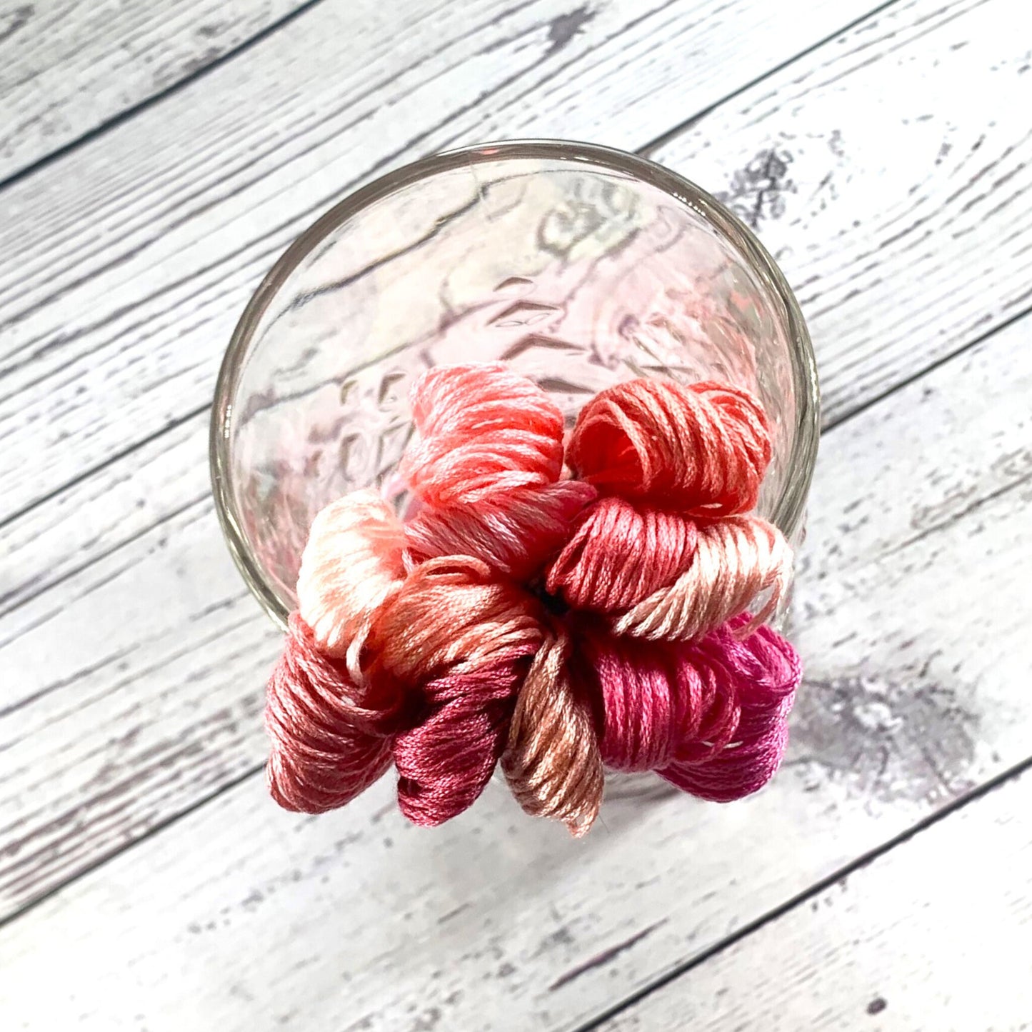 Blush Blossom Floss Set – CXC Embroidery Threads in Soft Pinks